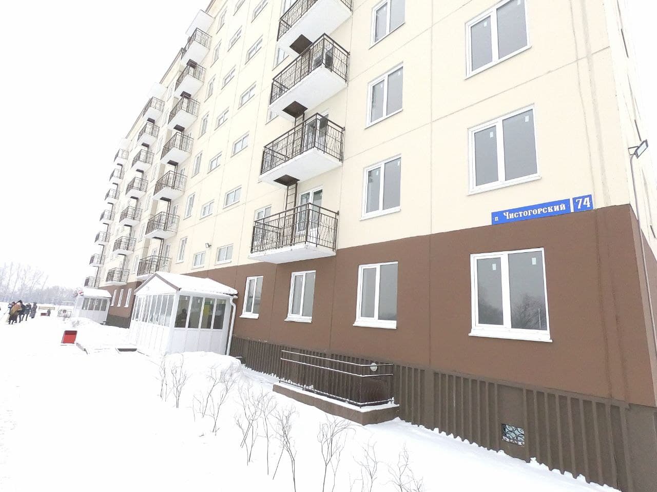В поселке Чистогорский Новокузнецкого района заселили 96-квартирный дом для льготных категорий граждан