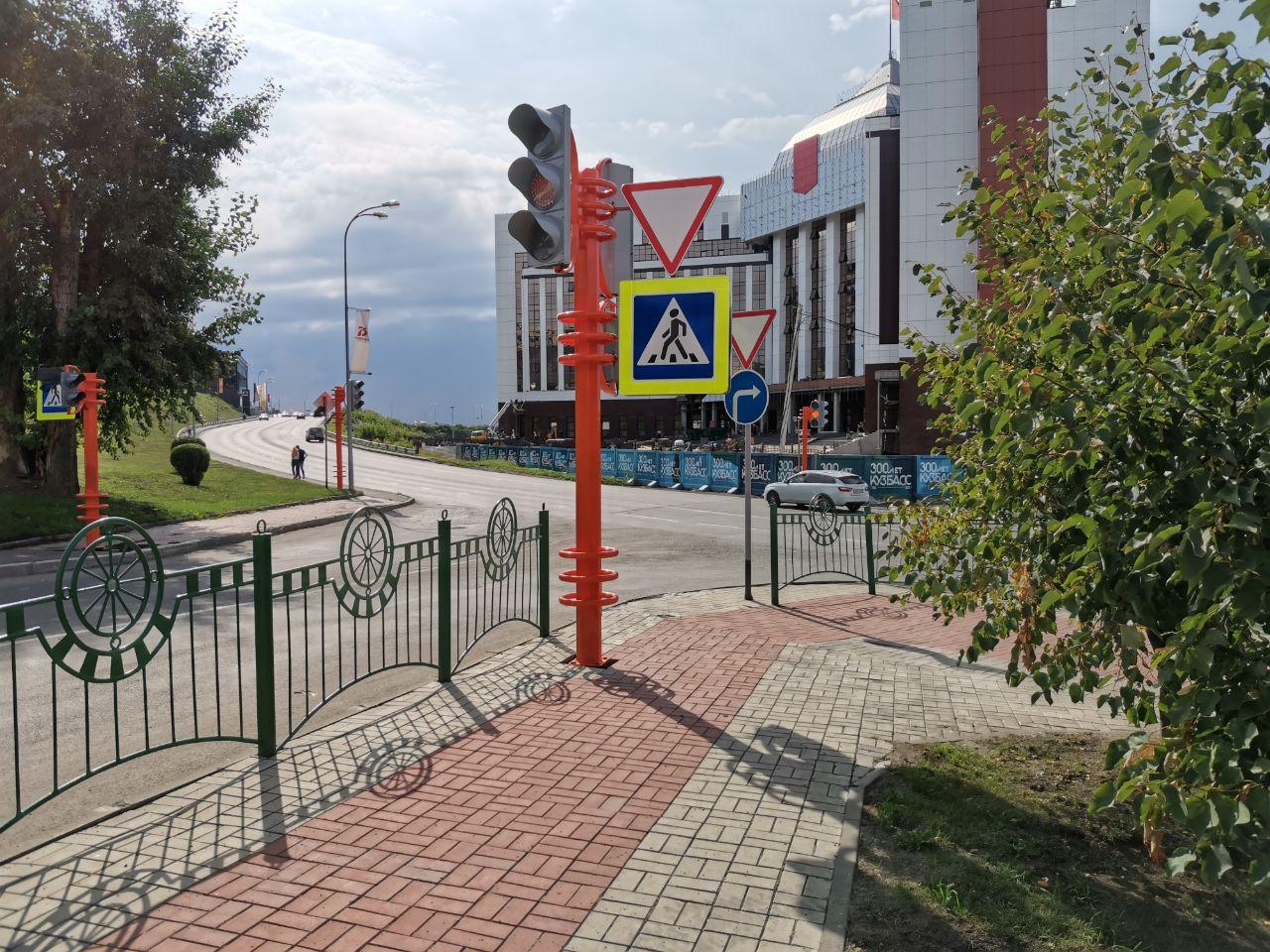 24 новых светофора установили в Кузбассе в 2020 году по нацпроекту