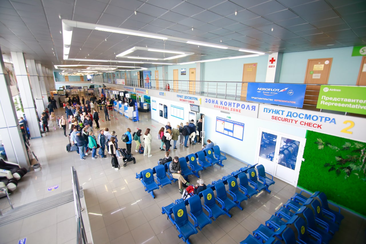 В аэропортах КуZбасса поток авиапассажиров на некоторых внутренних рейсах вырос на 86%