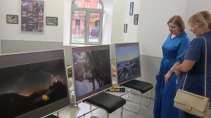 Во владикавказском планетарии открылась фотовыставка астрофотографа Валерия Сабанова