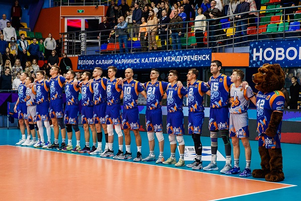 Волейбольный клуб «Кузбасс» идет на серии из восьми побед подряд