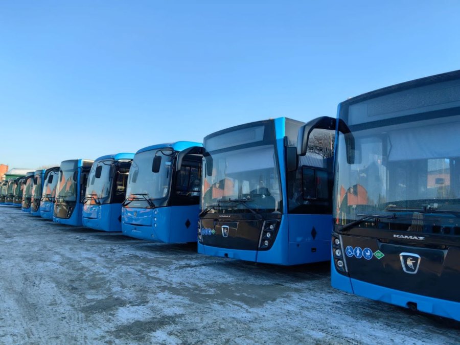 В Кузбасс поступило 22 новых автобуса