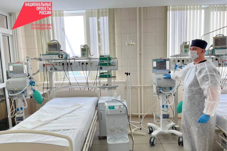 Два аппарата искусственной вентиляции легких установлены в Кузбасском клиническом кардиологическом диспансере