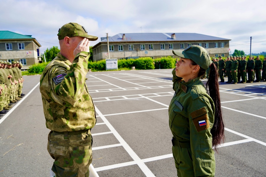 В Промышленновском округе стартовала вторая военно-полевая смена «Время юных героев»