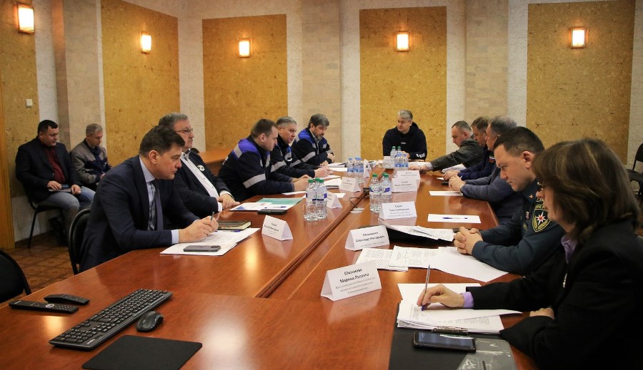 В Калтане прошло очередное заседание оперативного штаба по работе Южно-Кузбасской ГРЭС